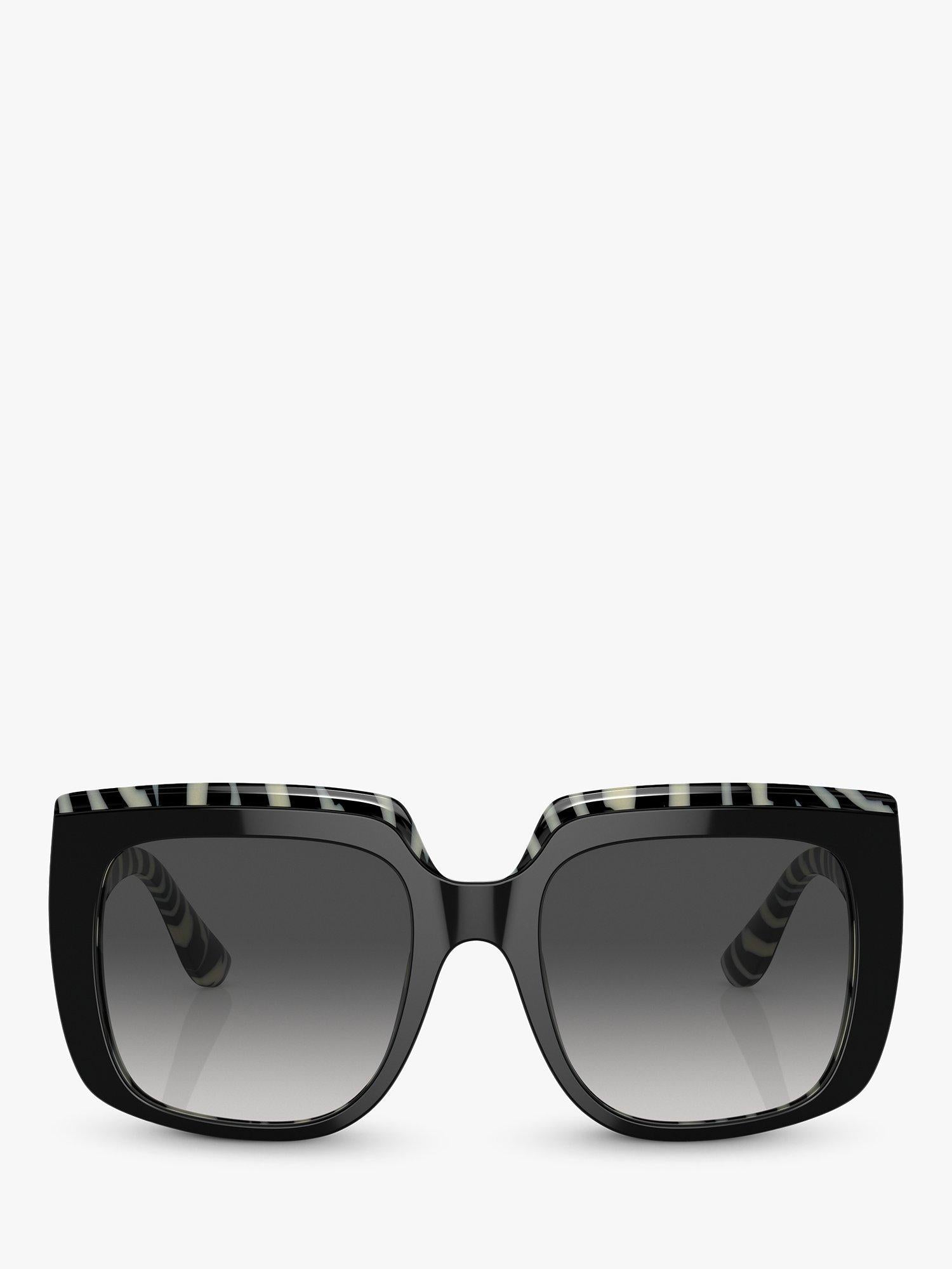 Dolce & Gabbana black square sunglasses, gradient lenses, imported from the UK