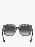 Dolce & Gabbana black square sunglasses, gradient lenses, imported from the UK