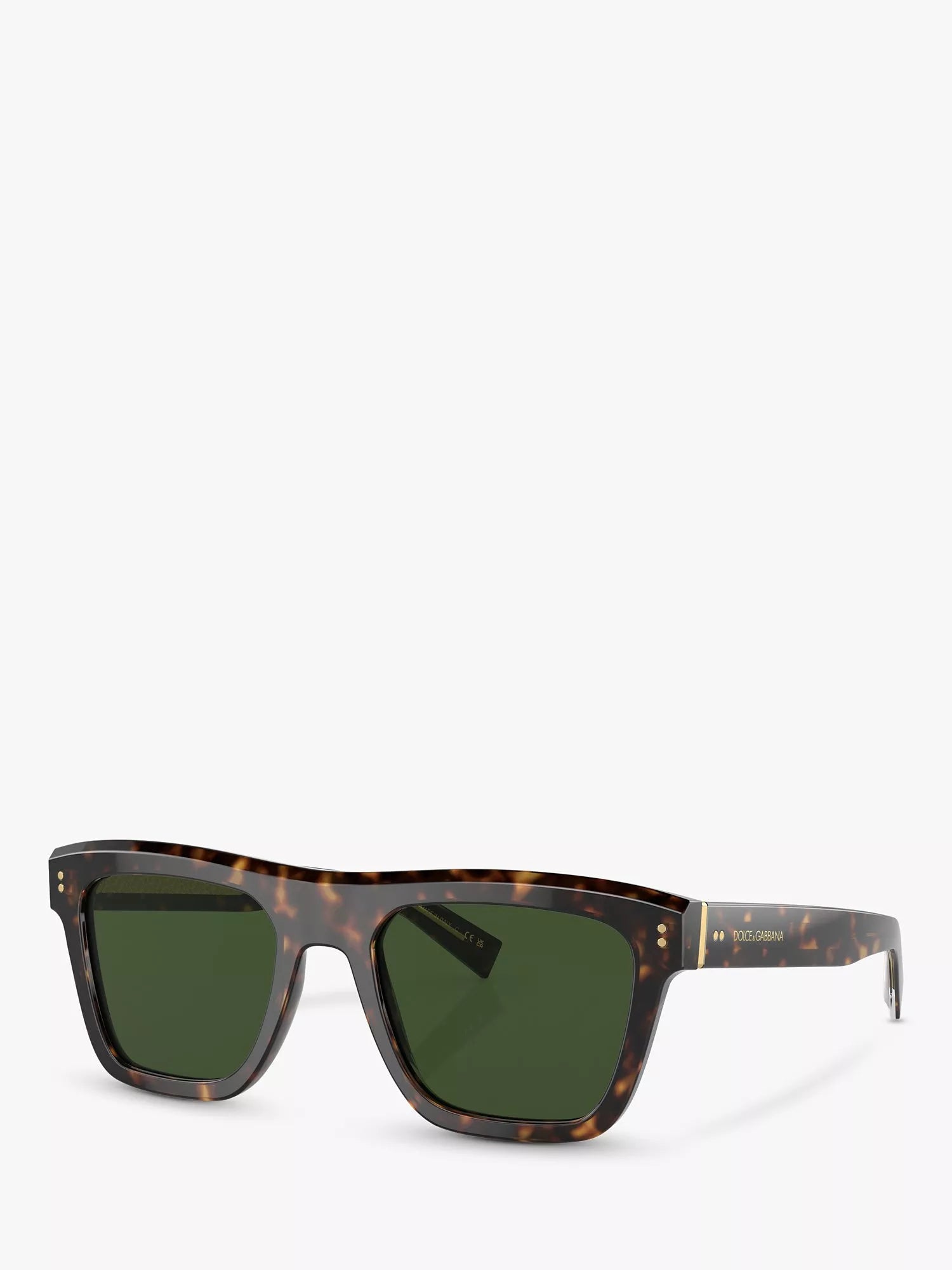 Dolce Gabbana square sunglasses brown acetate frame - British product