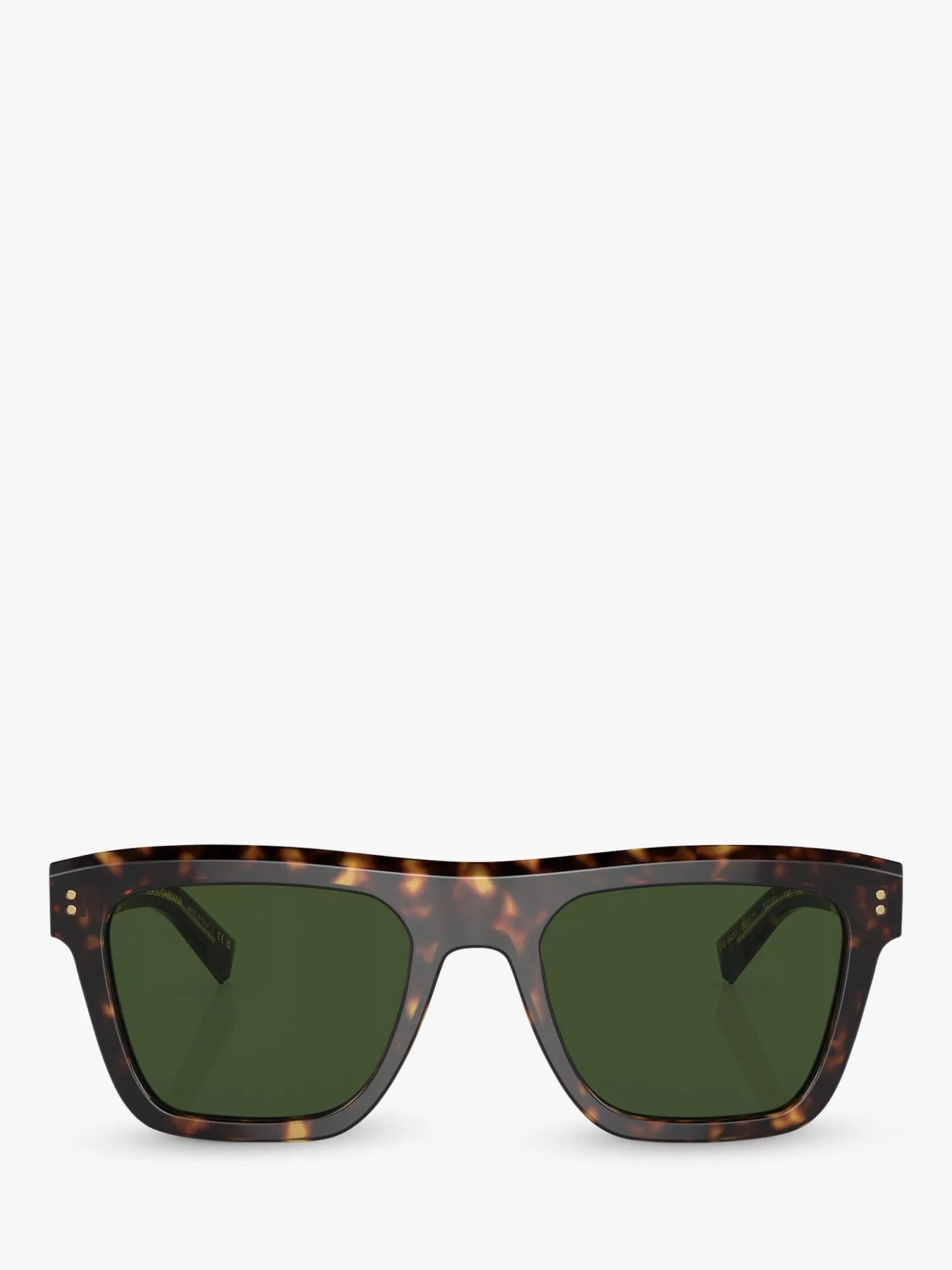 Dolce Gabbana square sunglasses brown acetate frame - British product