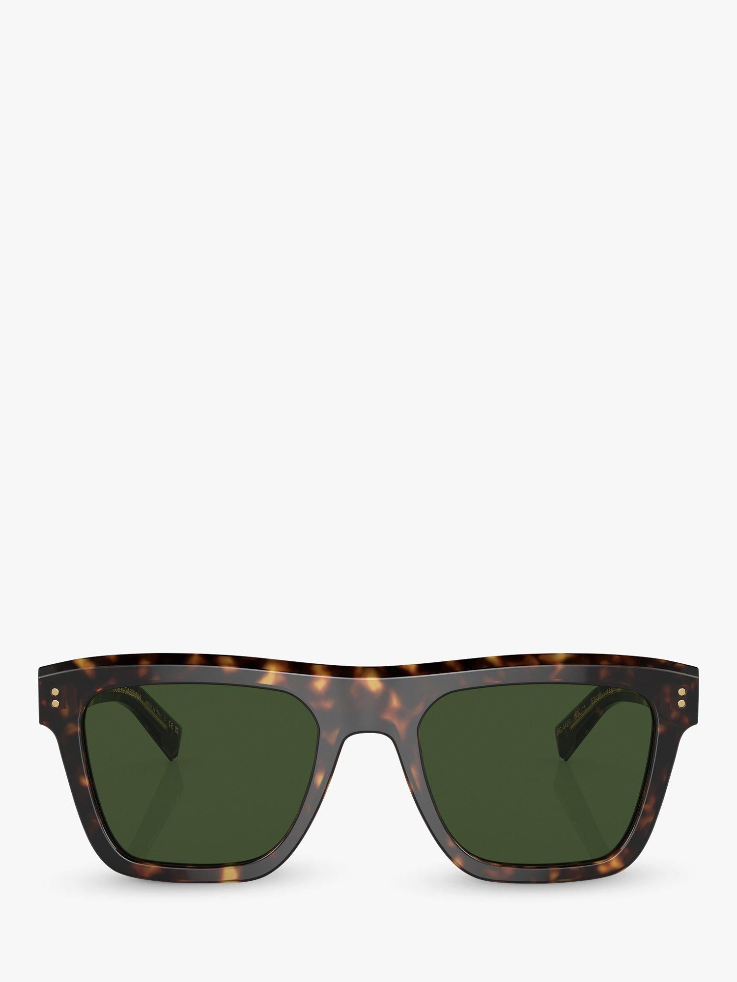 Dolce Gabbana square sunglasses brown acetate frame - British product