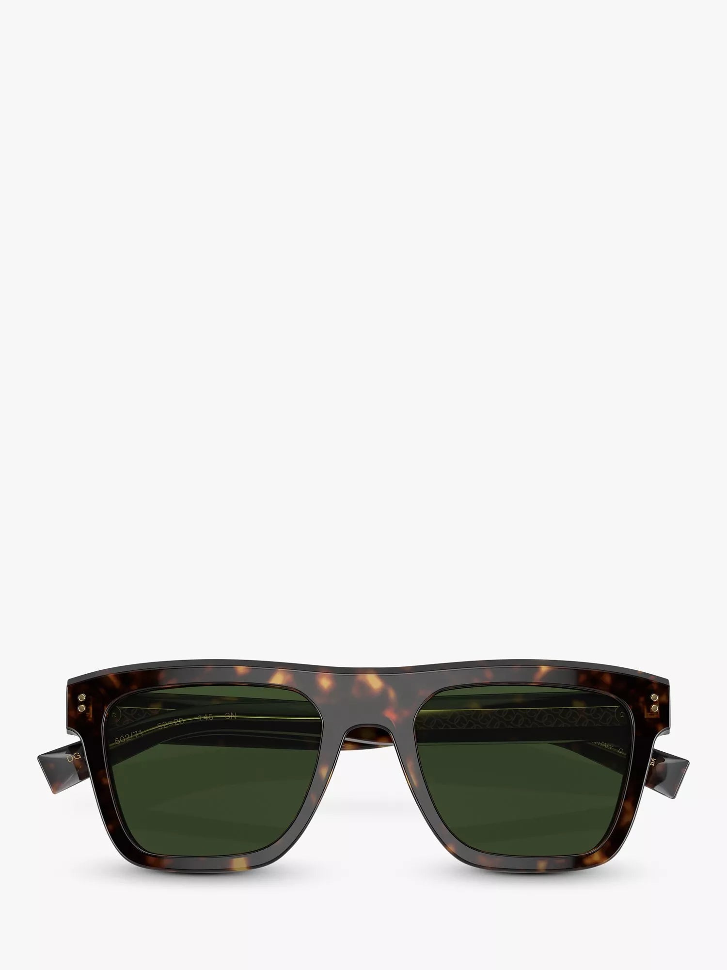 Dolce Gabbana square sunglasses brown acetate frame - British product