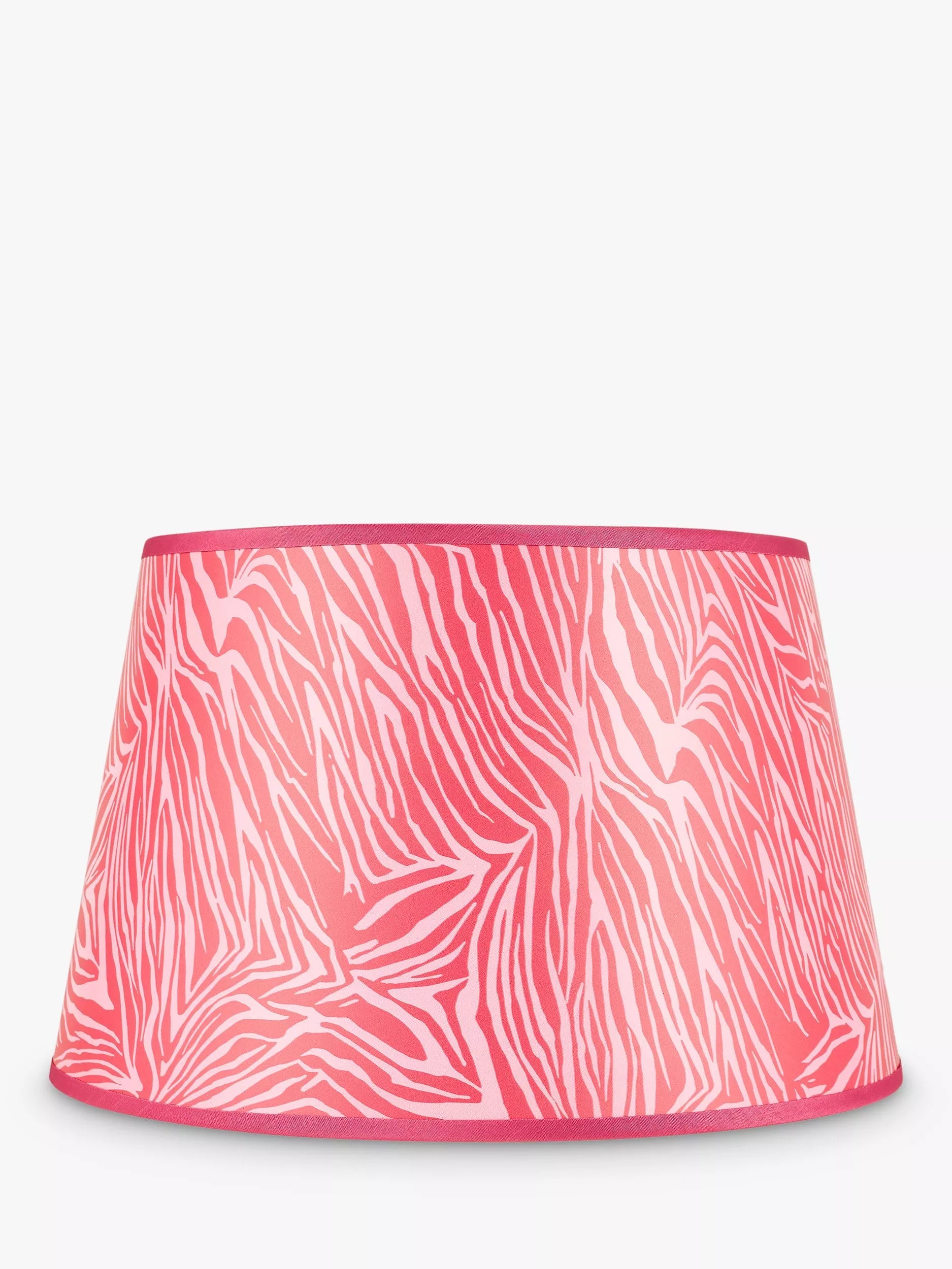 John Lewis + Matthew Williamson Zebra Lampshade, Pink, Dia.33.5cm