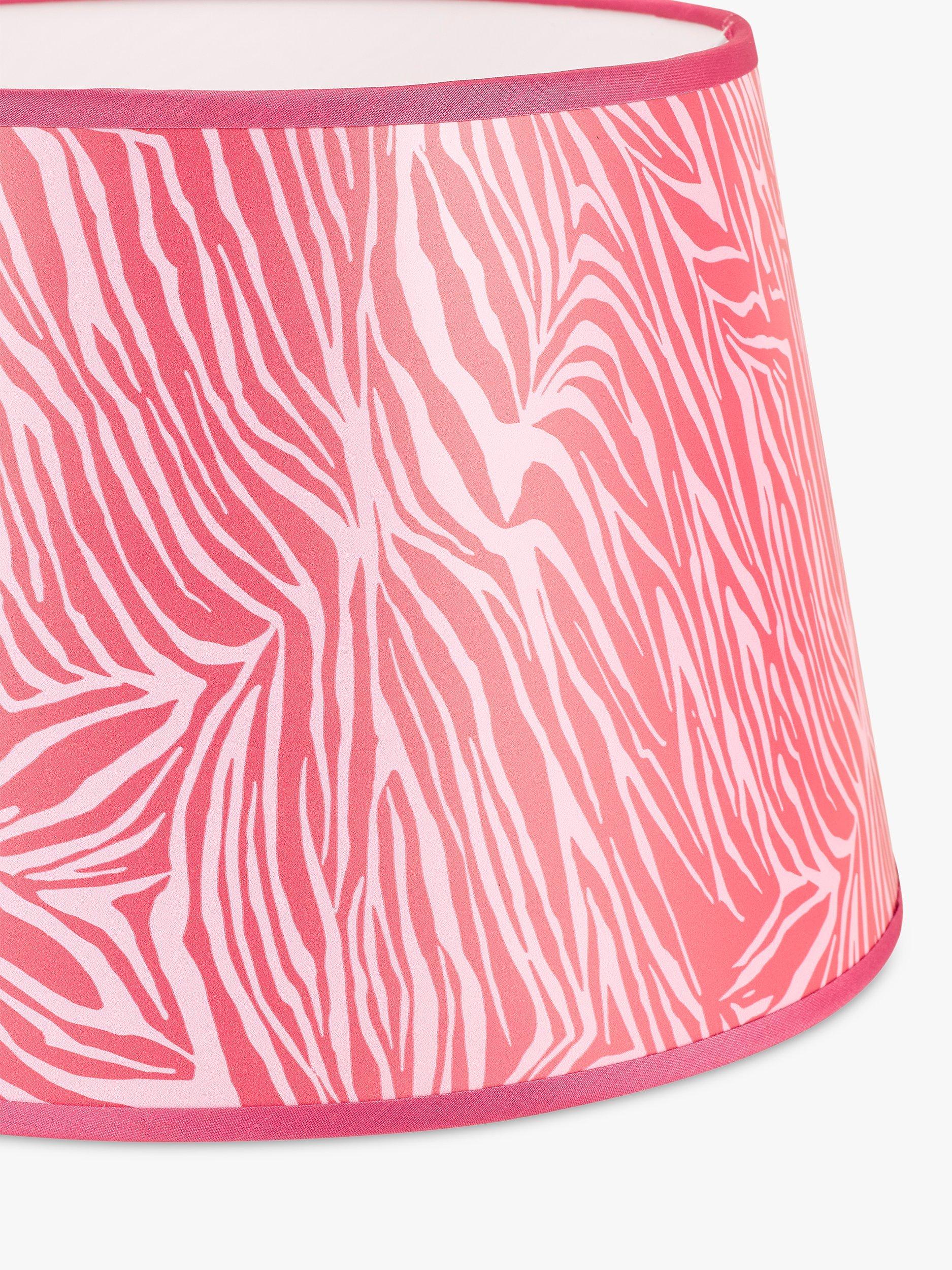 Matthew Williamson zebra lampshade for John Lewis, 33.5cm diameter, British brand