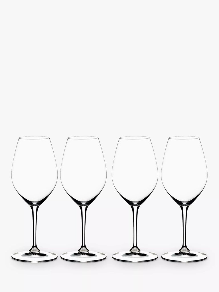 RIEDEL Wine Friendly White Wine / Champagne Glass, 440ml, Set of 4, Clear