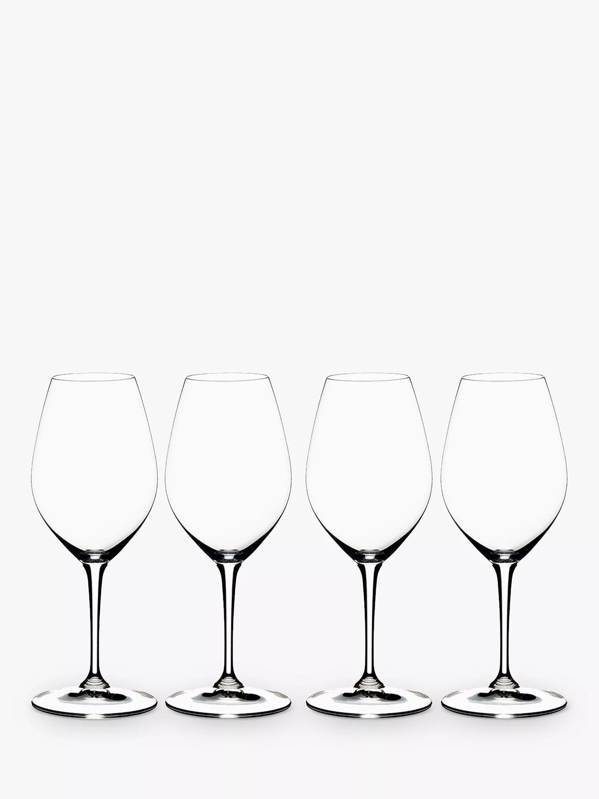 RIEDEL Wine Friendly White Wine / Champagne Glass, 440ml, Set of 4, Clear