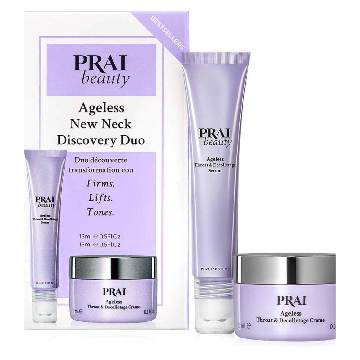 Prai Ageless NEW Neck Discovery Duo 15ml & 15ml GOODS Boots   