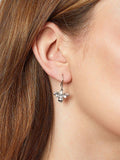 Jools by Jenny Brown bee cubic zirconia drop earrings (British brand)