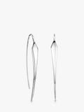 Jools by Jenny Brown elongated diamond tip fishhook earrings 5cm - British product