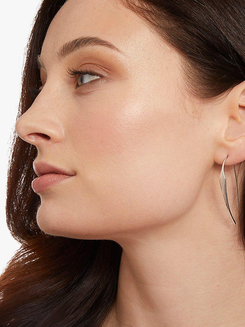 Jools by Jenny Brown elongated diamond tip fishhook earrings 5cm - British product