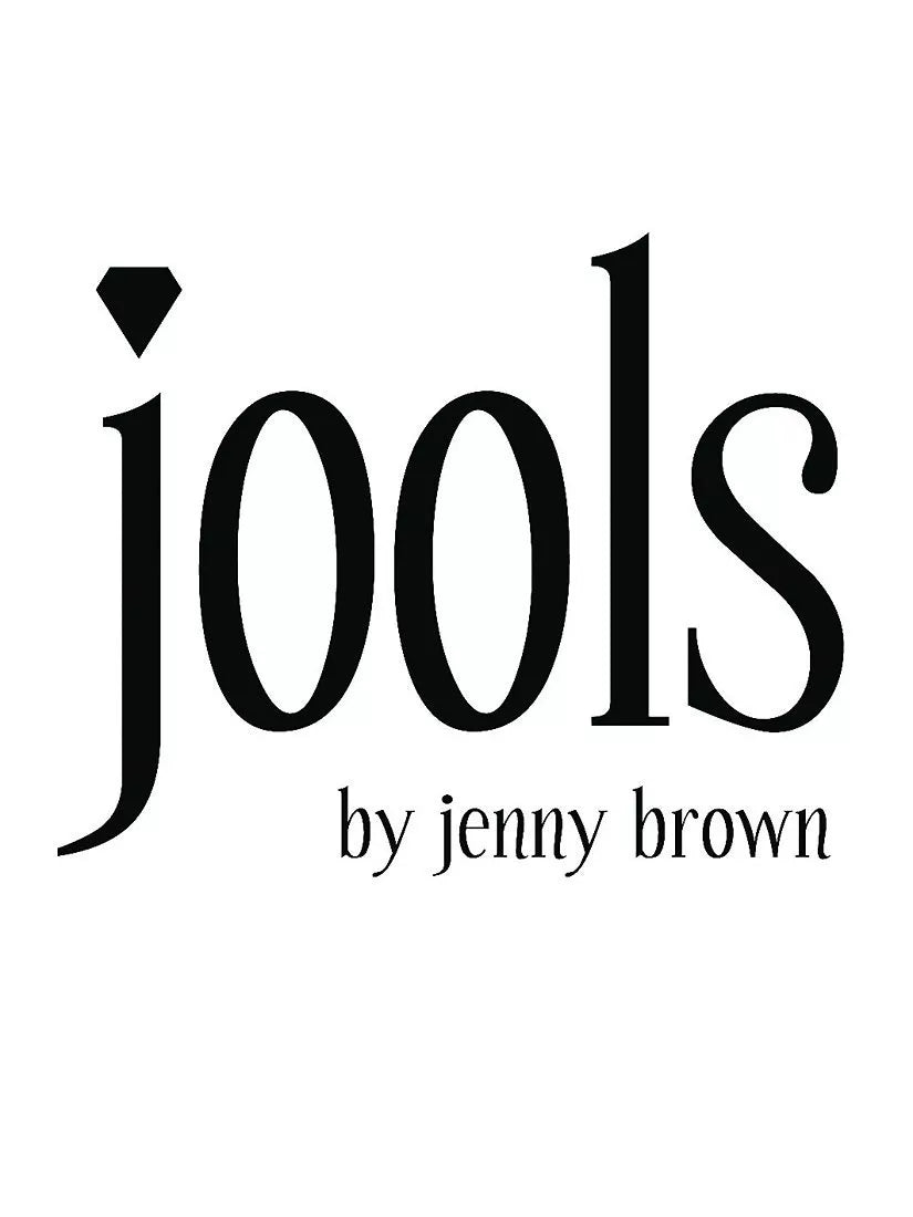Jools by Jenny Brown cubic zirconia earrings silver, imported from the UK