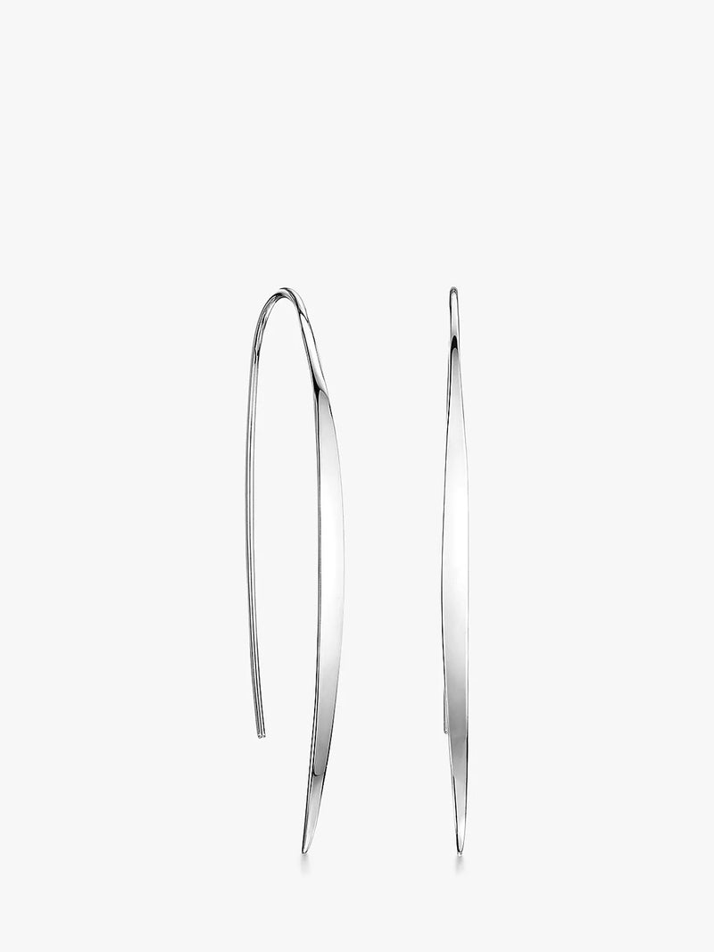 Jools by Jenny Brown silver sail drop earrings (British brand)