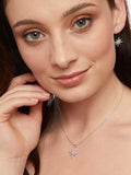 Jools by Jenny Brown north star cubic zirconia drop earrings (British brand)