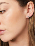 Jools by Jenny Brown cubic zirconia bee stud earrings (British brand)