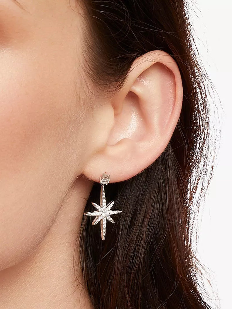 Jools by Jenny Brown north star drop earrings (British brand)