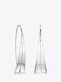 Jools by Jenny Brown split sail earrings silver - British product
