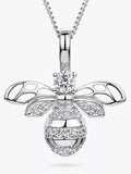 Jools by Jenny Brown bee pendant necklace with cubic zirconia, UK version