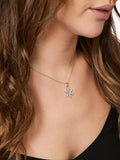 Jools snowflake cubic zirconia pendant necklace - British brand