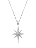 Jools by Jenny Brown cubic zirconia North Star pendant necklace, UK version