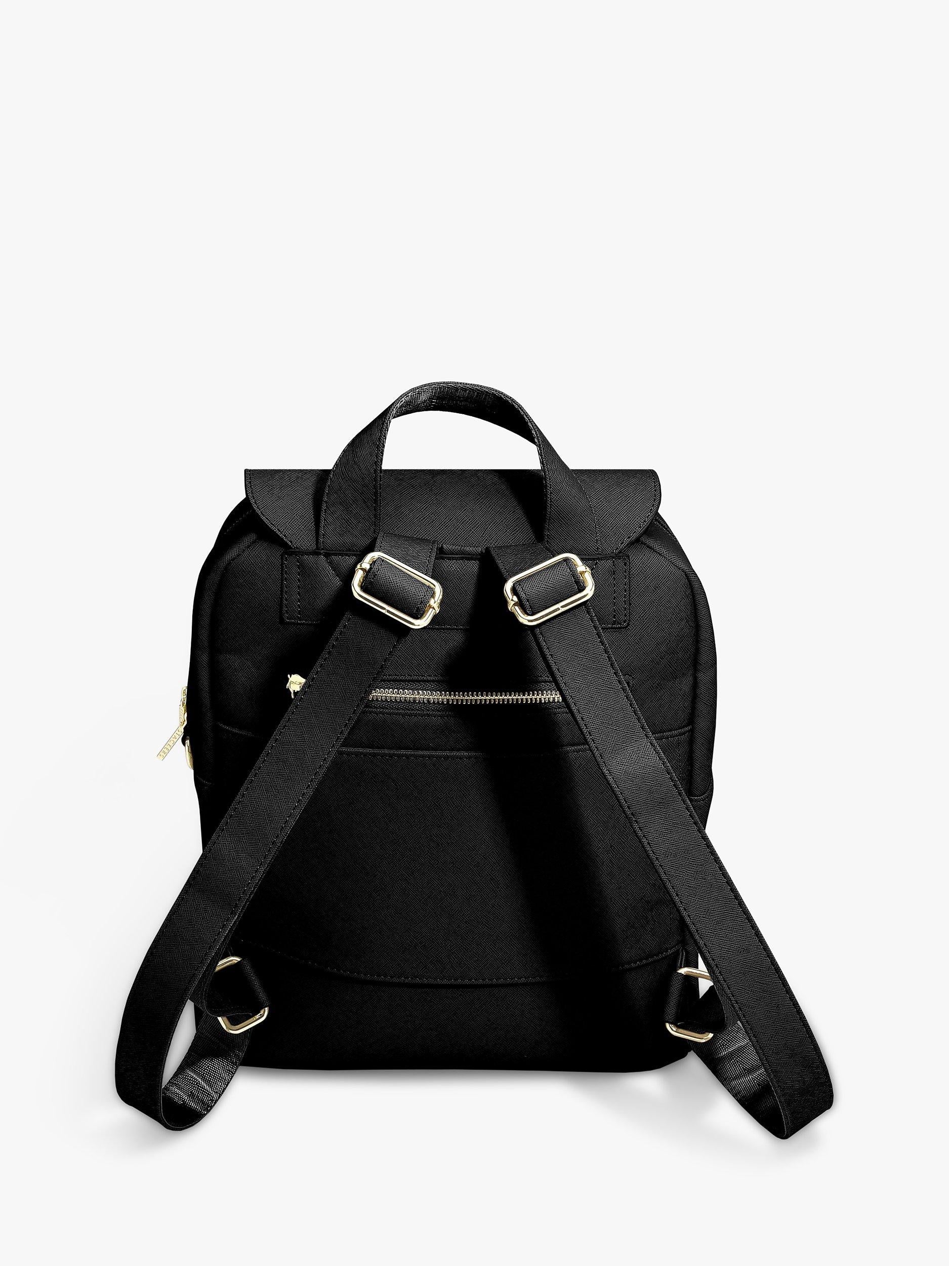 Stackers laptop backpack with faux leather exterior and multiple pockets (British brand)
