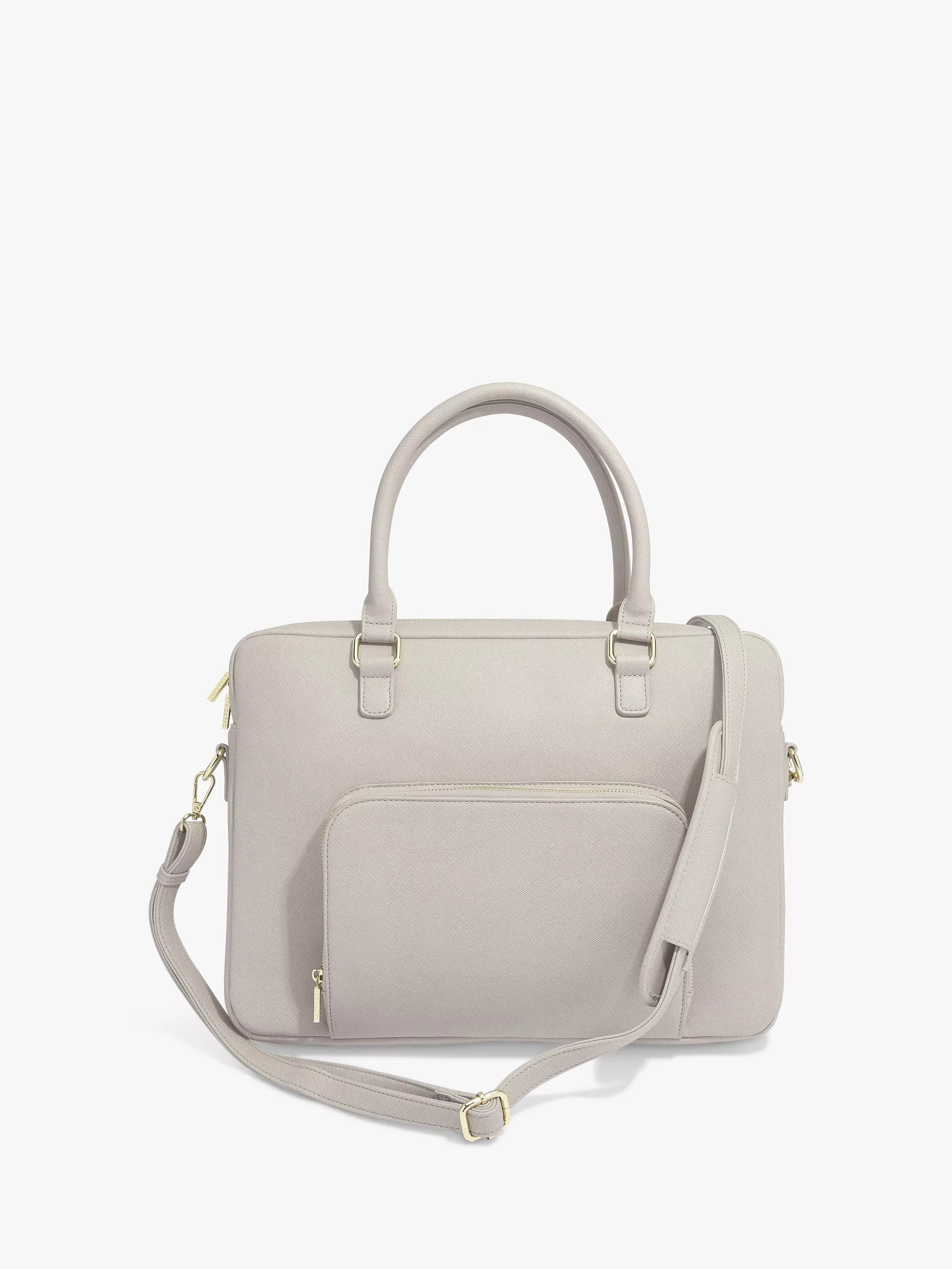 Stackers Plain Multi Wear Laptop Handbag - Grey
