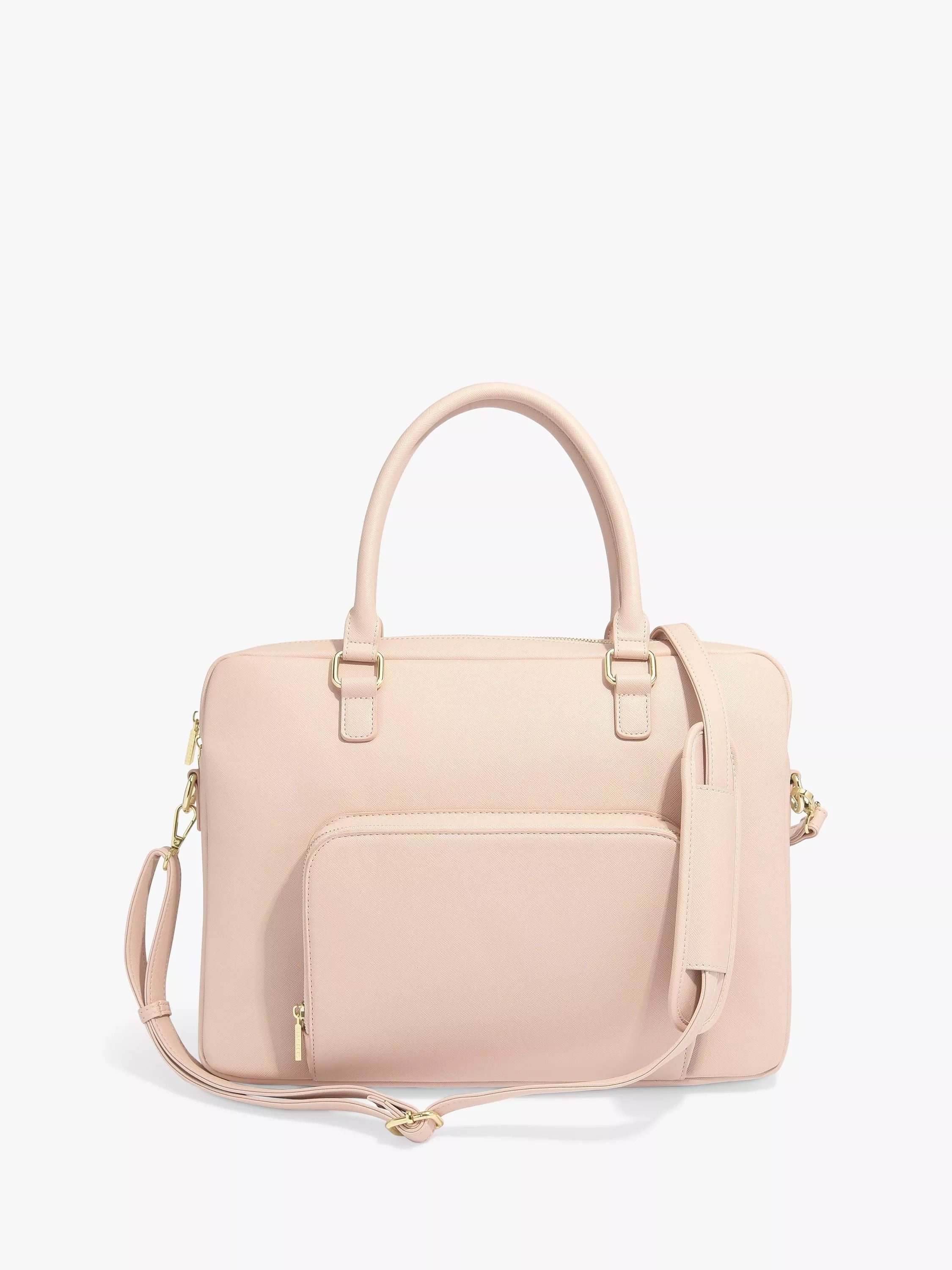 Stackers Plain Multi Wear Laptop Handbag - Pink Nude