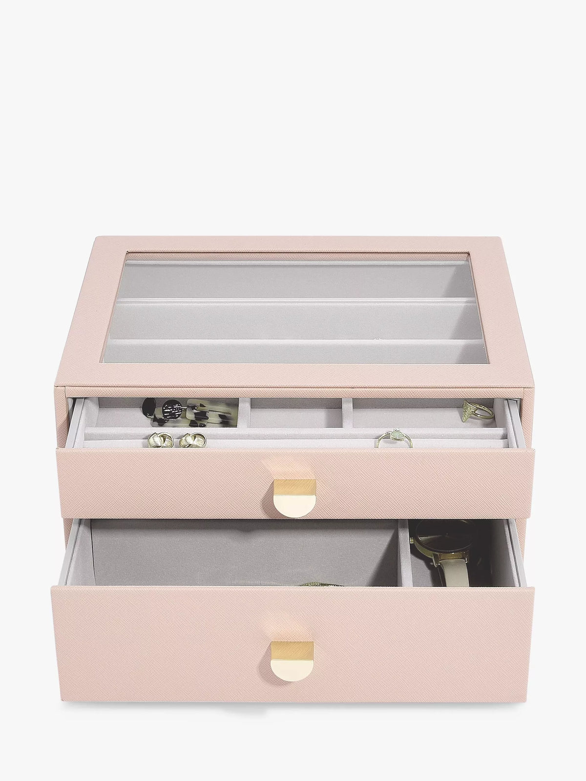 Stackers 2 drawer jewellery box (British brand)