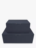 Stackers Plain Storage Boxes, Set of 2