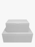 Stackers Plain Storage Boxes, Set of 2