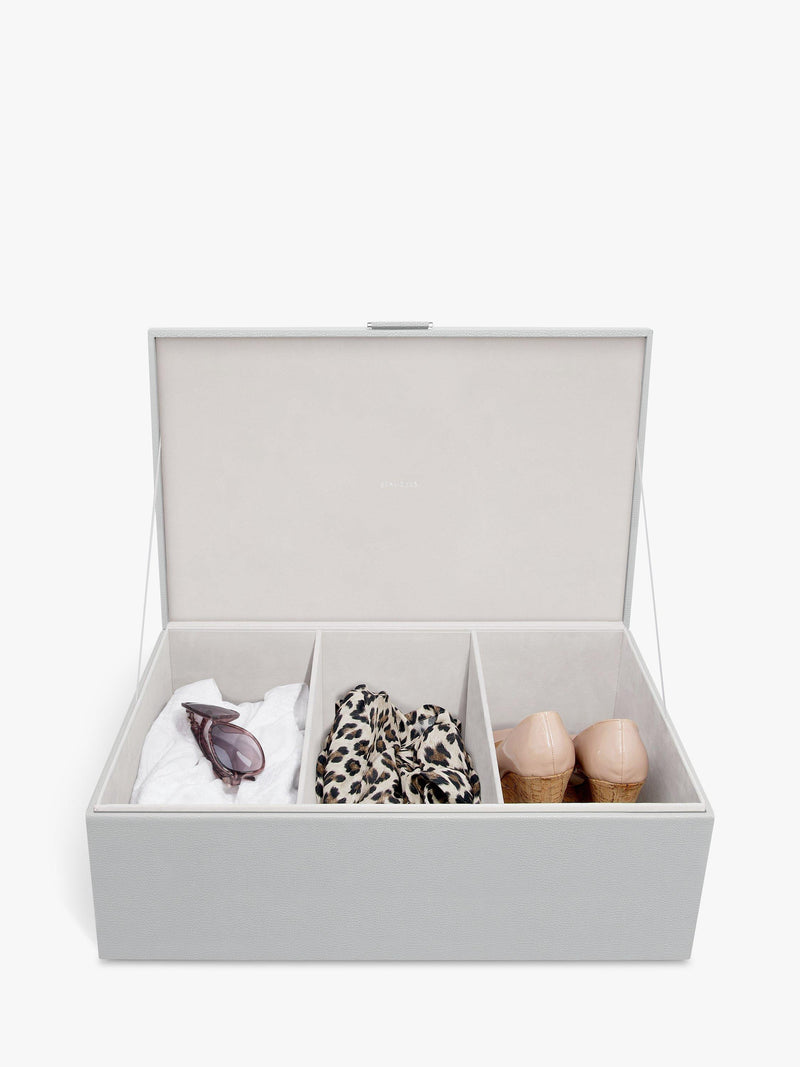 Stackers Faux Leather Storage Boxes Set of 2 (British brand)