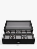 Stackers black 10 piece watch storage drawer (British brand)