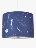 John Lewis Rockets faux linen lampshade, imported from the UK