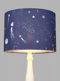 John Lewis Rockets faux linen lampshade, imported from the UK