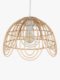 John Lewis Aria ceiling shade 30cm rattan - British product