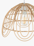 John Lewis Aria ceiling shade 30cm rattan - British product