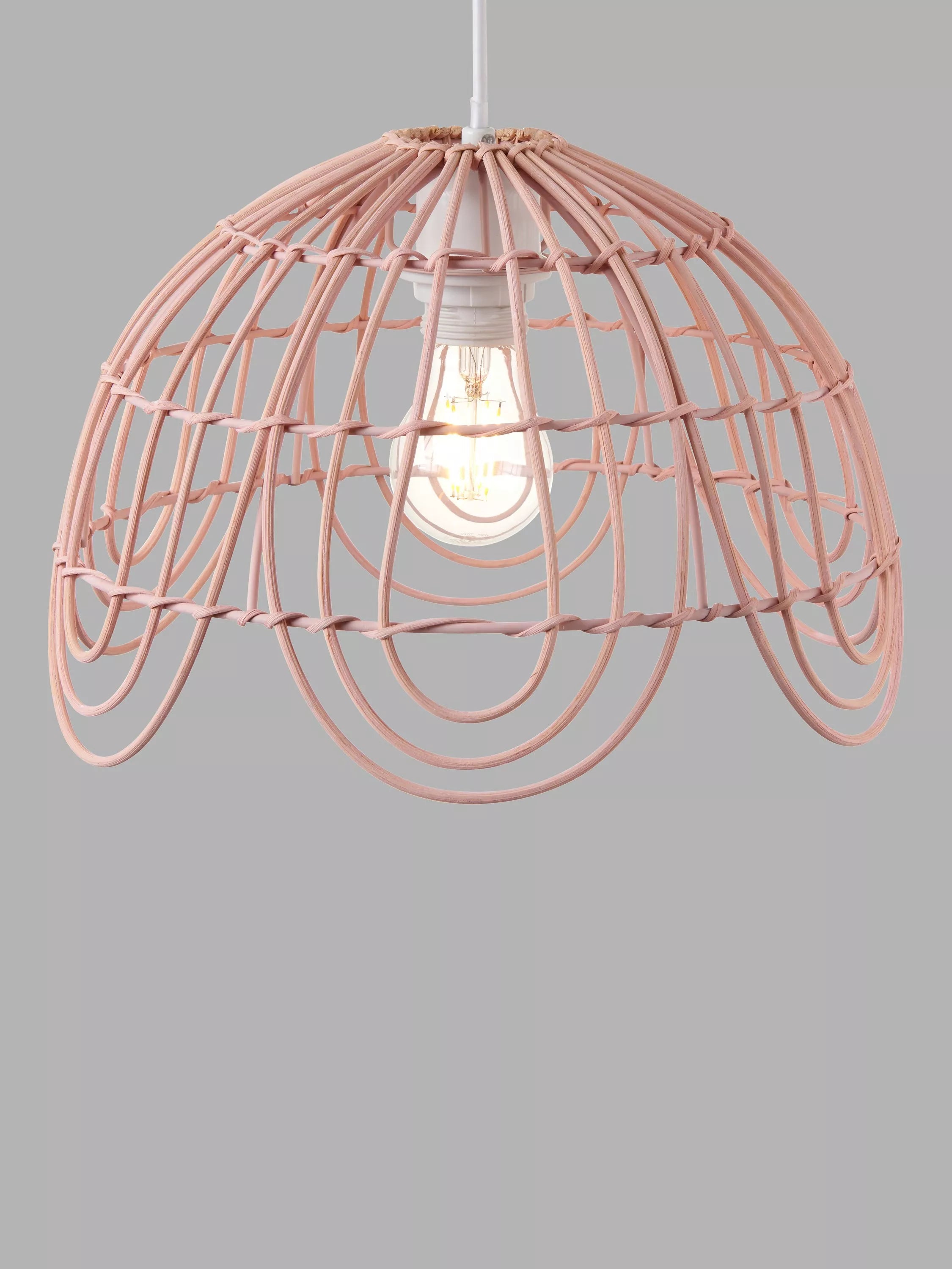 John Lewis Aria Easy-To-Fit Ceiling Light Shade, 30cm