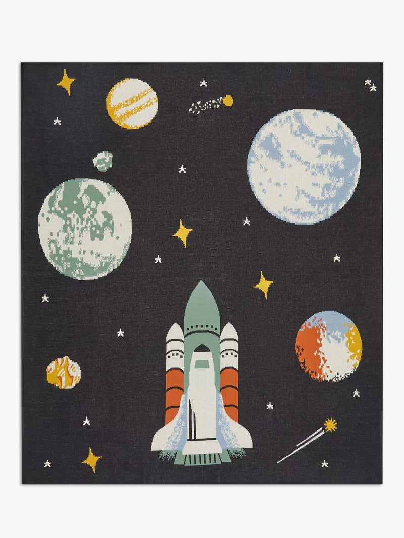 John Lewis outer space pure cotton throw, UK version