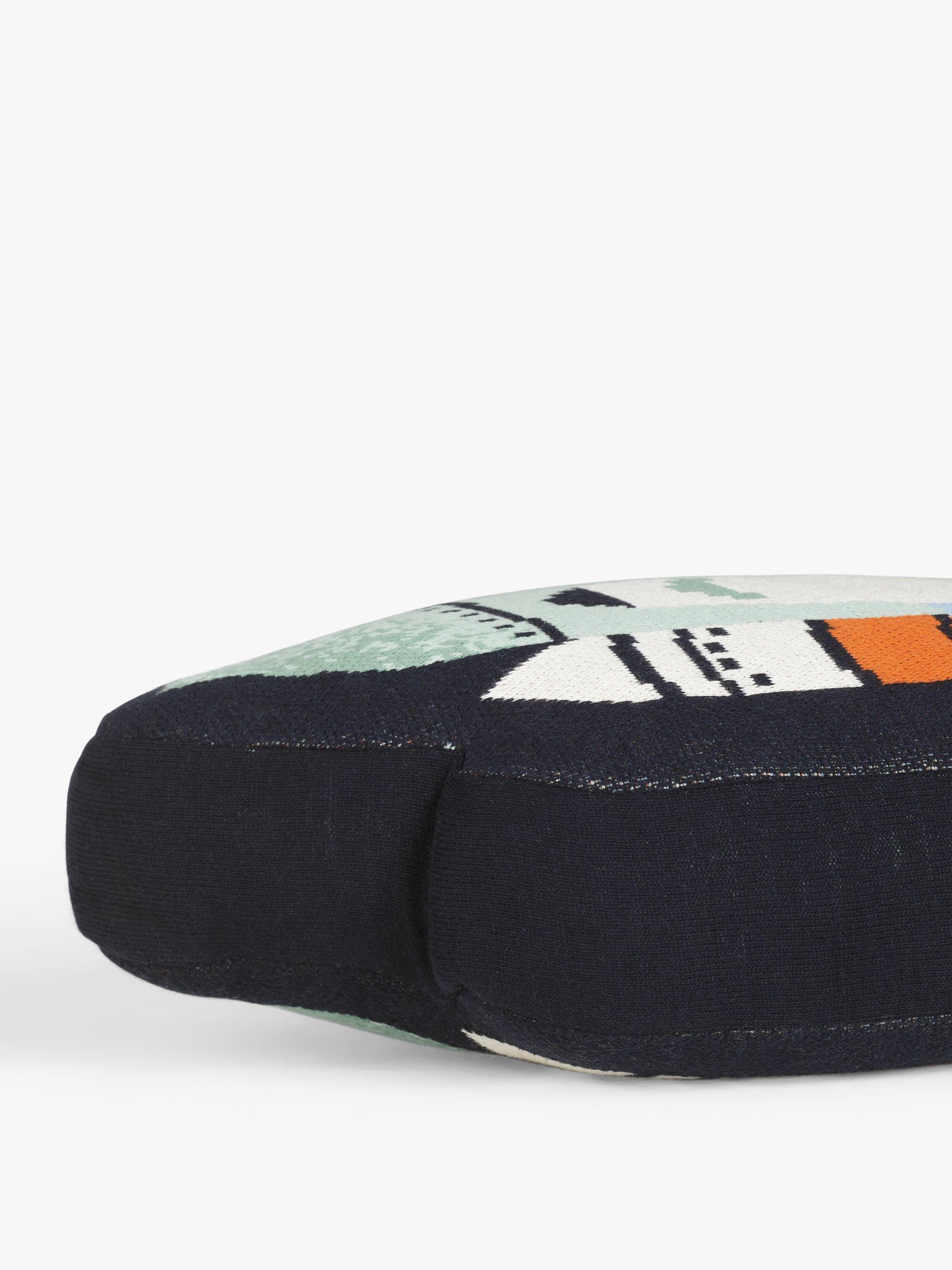 John Lewis rocket cushion for children, imported from the UK