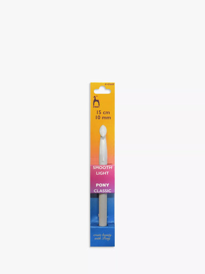 John Lewis Pony 10mm Plastic Crochet Hook- Buy online at McGrocer