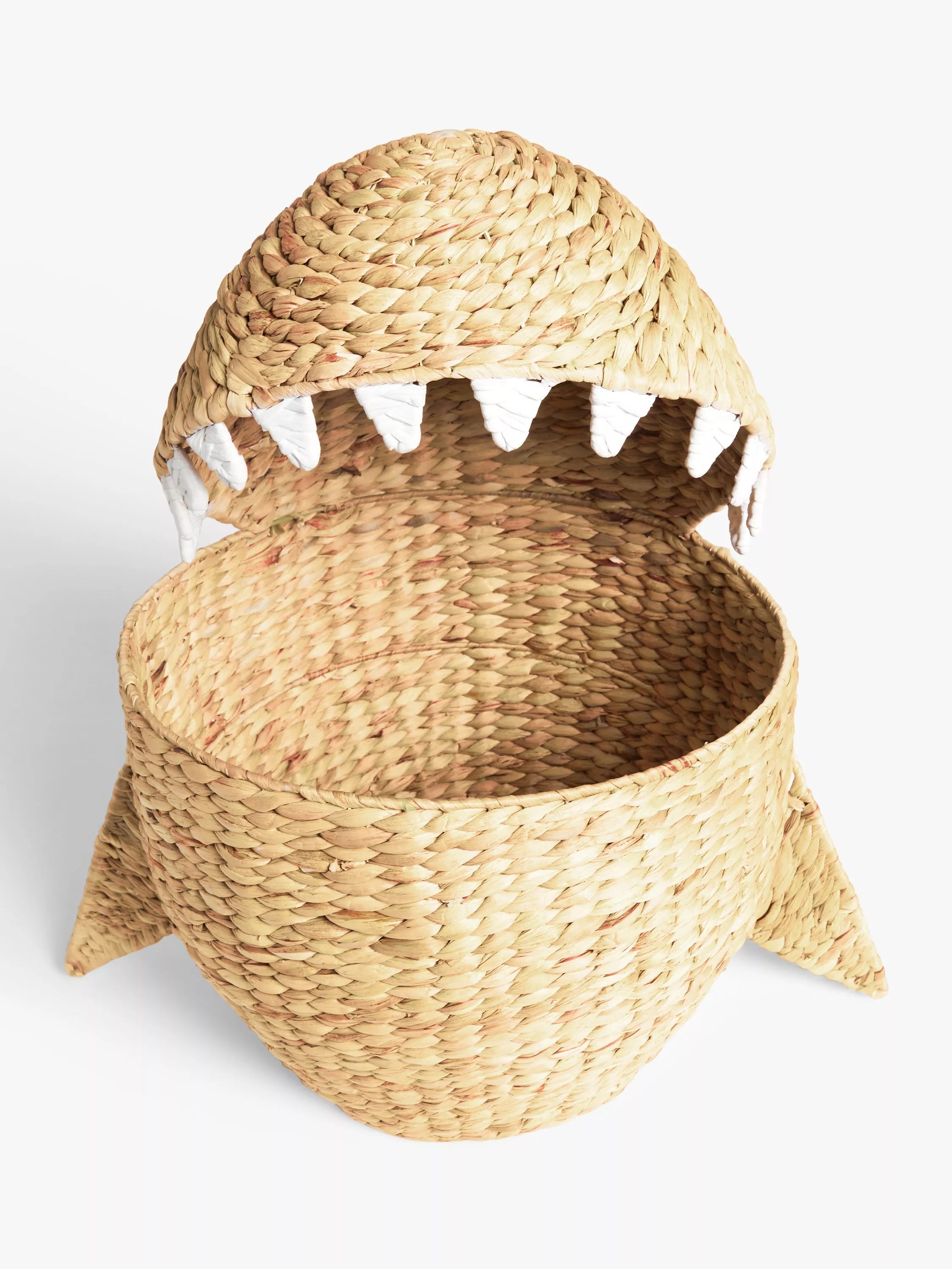 John Lewis kids shark water hyacinth laundry basket, UK version