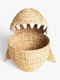 John Lewis kids shark water hyacinth laundry basket, UK version