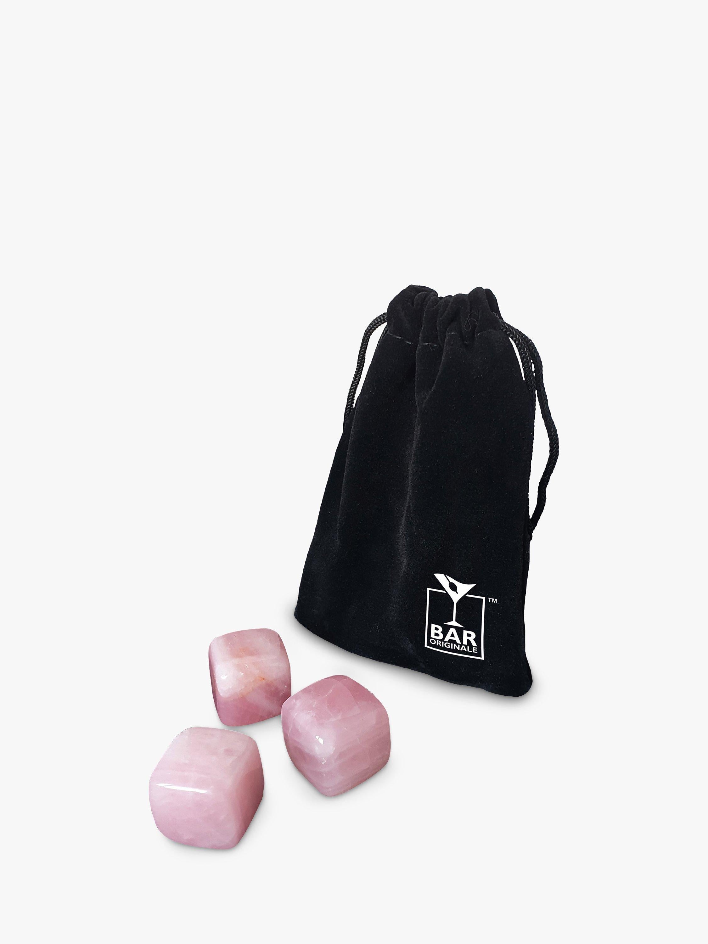 Bar Originale Pink Quartz Drink Chilling Stones Pack of 6 - British product