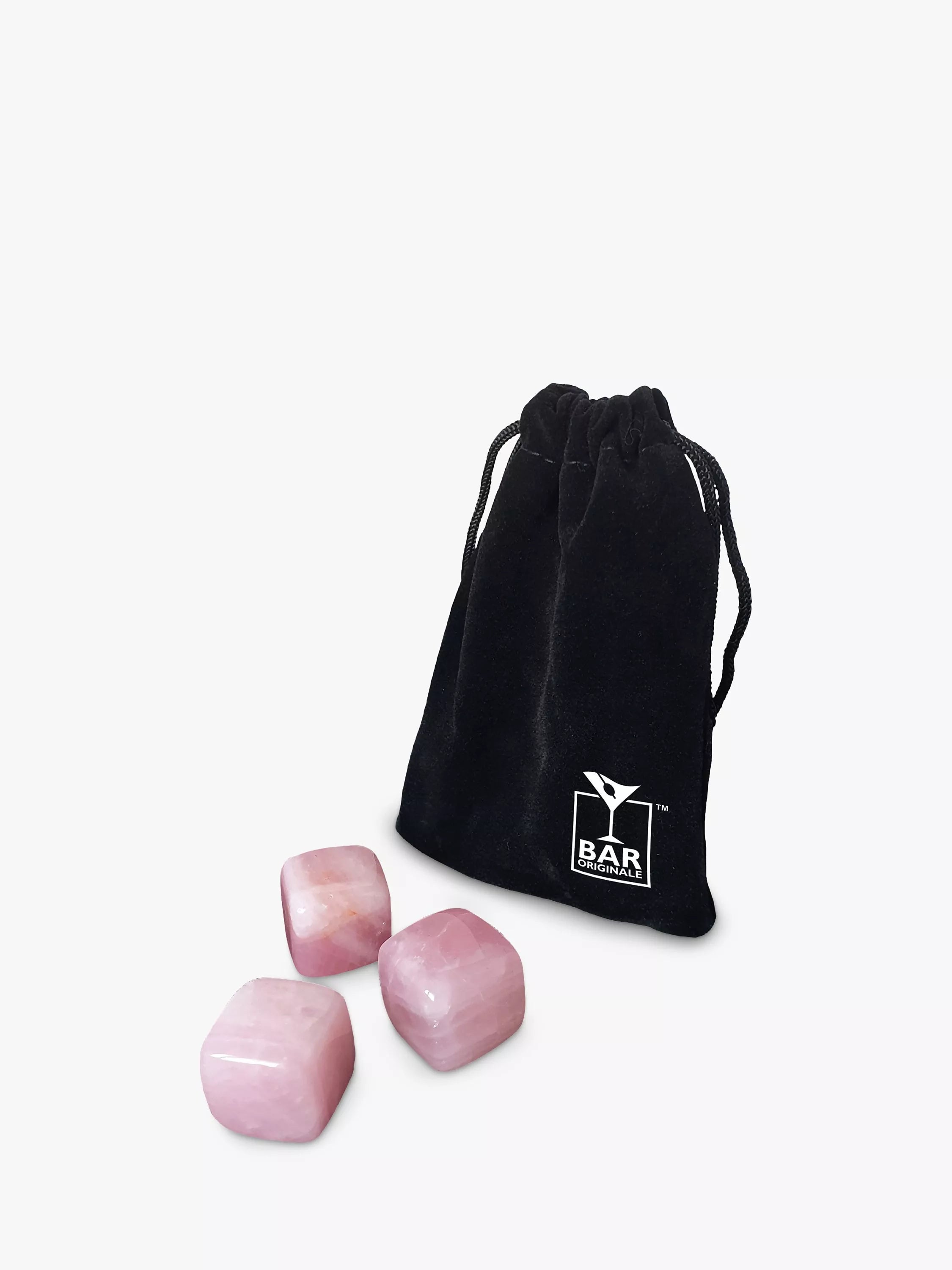 Bar Originale Pink Quartz Drink Chilling Stones Pack of 6 - British product