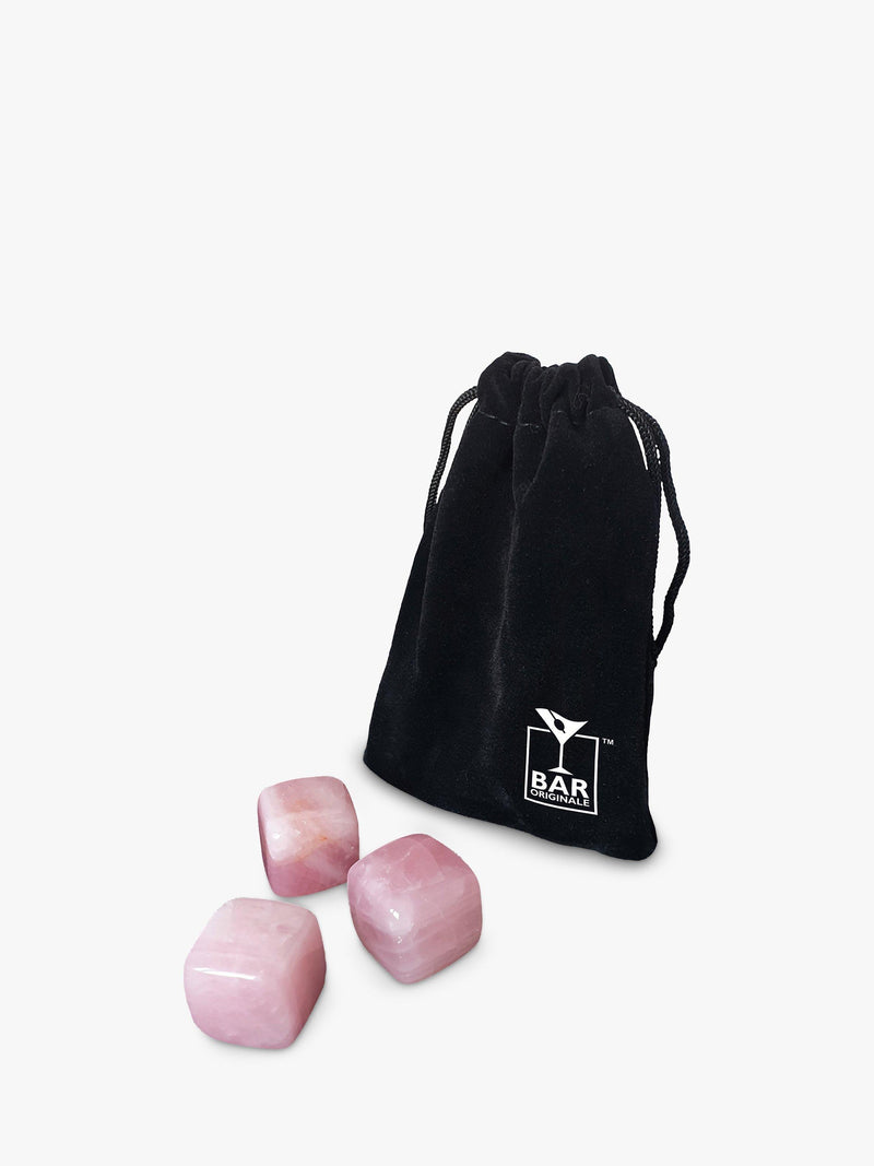 Bar Originale Pink Quartz Drink Chilling Stones Pack of 6 - British product