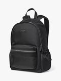 Aspinal of London men's commuter backpack with leather trim - British product