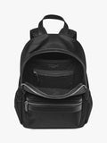 Aspinal of London men's commuter backpack with leather trim - British product