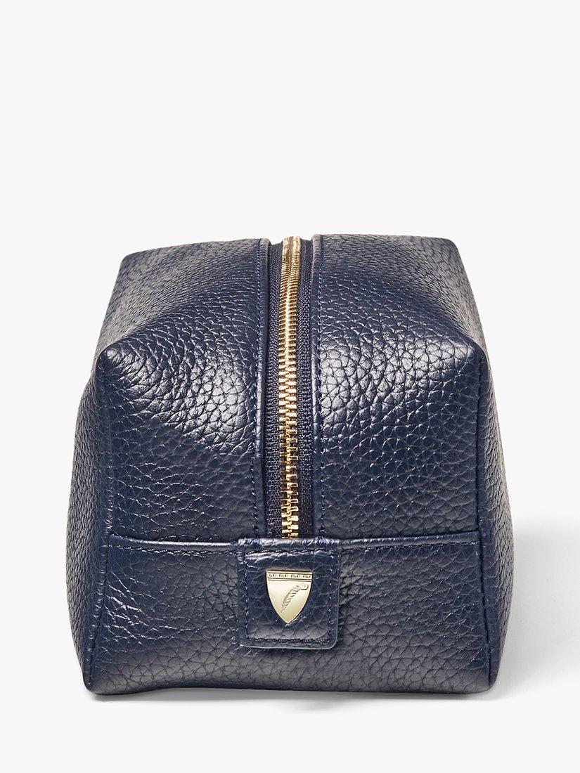 Aspinal of London medium leather toiletries bag, UK version