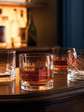 La Rochère Dandy clear whisky tumblers set of 4 300ml, UK version