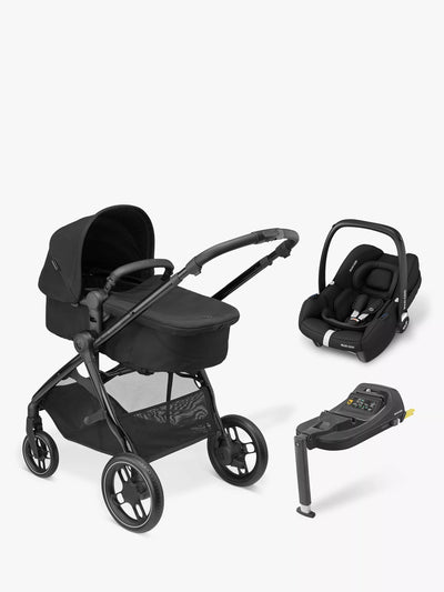 John Lewis Maxi-Cosi Zelia3 Luxe Reisesystem + Cabriofix I Size & Basis Kinderwagen-Bundle