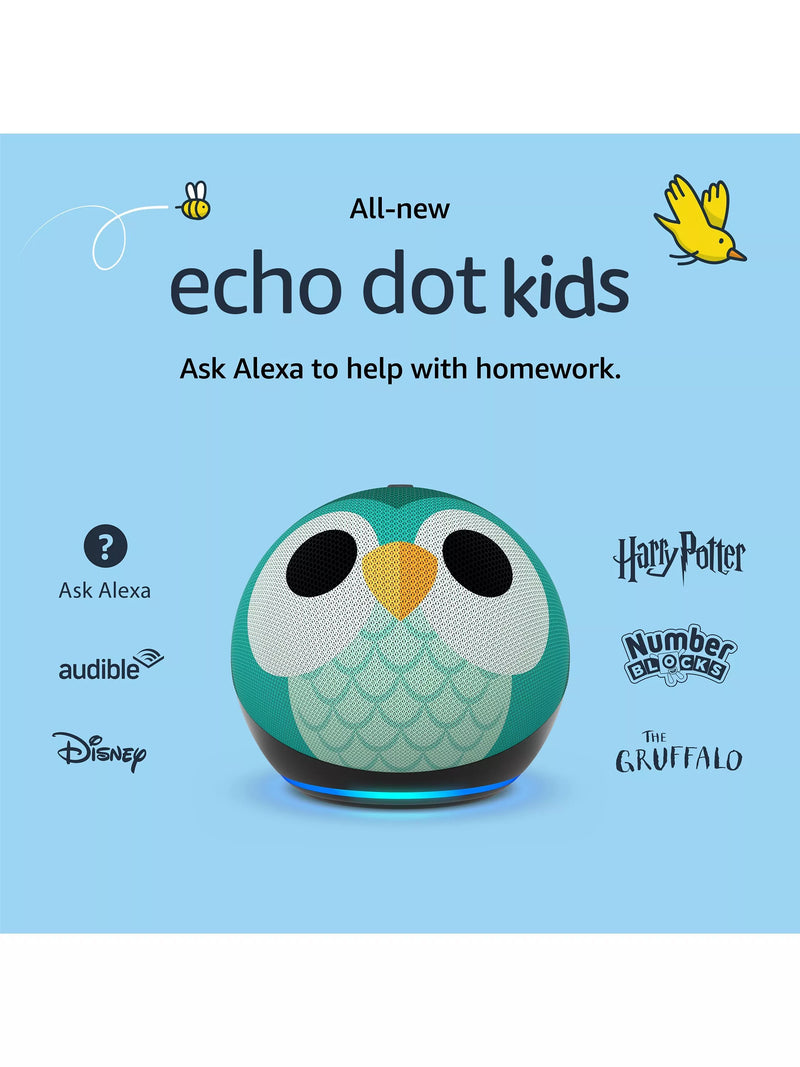 Amazon Echo Dot Kids smart speaker 5th generation, imported from the UK